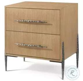 Essence Blonde 2 Drawer Nightstand