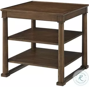 Surrey Brownstone 24" Square Side Table