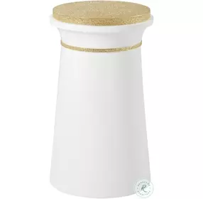 Judith Leiber Pearl Invisible Inner 14" Round Accent Table