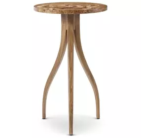Perch Toffee Round Corolla Drink Table