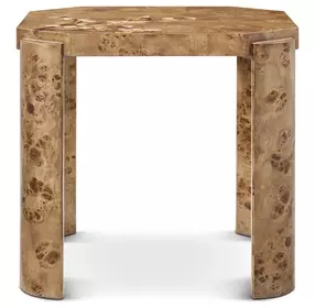 Perch Toffee Octagonal Parterre Side Table