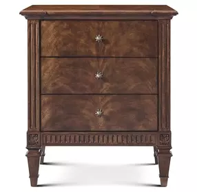 Provence Chateau Brown 3 Drawer Belleterre Nightstand