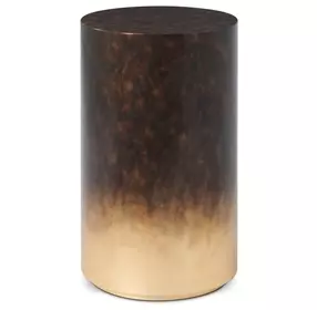 Judith Leiber Couture Hawksbill and Ombre Round Zeal Drink Table