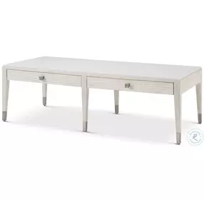 Breeze Sea Salt 2 Drawer 58" Rectangular Cocktail Table