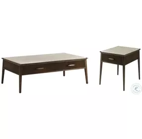 Lido Bistre 48" Rectangular Occasional Table Set