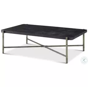 Kesden Silent Black 55" Rectangular Cocktail Table