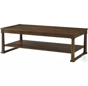 Surrey Brownstone 52" Rectangular Cocktail Table