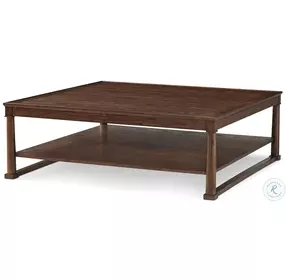 Surrey Brownstone 50" Square Cocktail Table