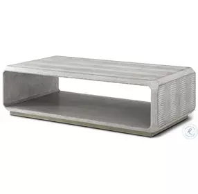 Spencer ST. James Argento And Deep Brown 58" Rectangular Cocktail Table