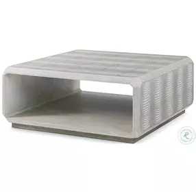 Spencer ST. James Argento And Deep Brown 42" Square Cocktail Table