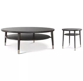 Spencer Green Park Fumed Round Stratton Street Occasional Table Set