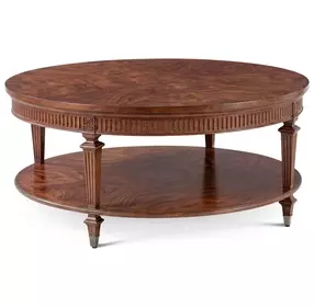 Provence Chateau Brown Round Lucienne Cocktail Table
