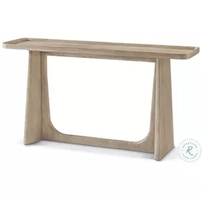 Repose Grey Oak Wooden 60" Rectangular Console Table