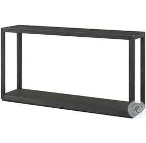Maxwell Obsidian And Shagreen 60" Rectangular Console Table