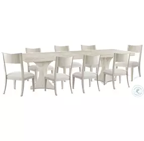 Breeze Sea Salt Extendable 82" Rectangular Dining Room Set