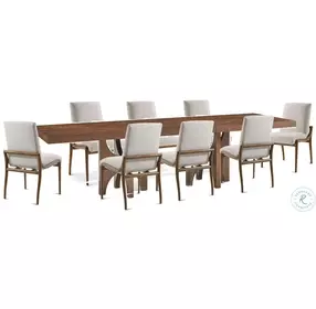 Catalina Earth Extendable 97" Rectangular Dining Room Set
