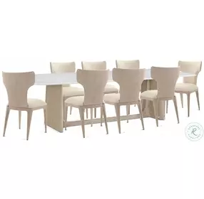 Repose Grey Oak And Quartz 102" Rectangular Dining Room Set