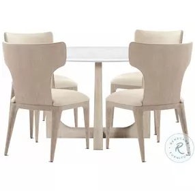 Repose Grey Oak And Quartz 60" Round Dining Room Set