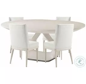 Essence Opal 54" Extendable Oval Dining Room Set