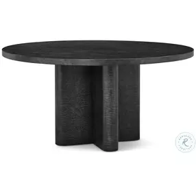 Kesden Silent Black 60" Round Dining Table