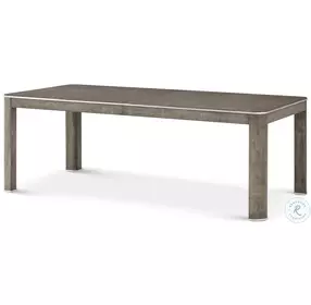 Hudson Pebble Grey 84" Extendable Rectangular Dining Table