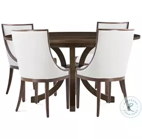 Surrey Brownstone 60" Round Dining Room Set