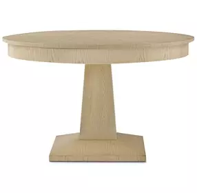 Balboa Coastal Brown 60" Extendable Round Dining Table