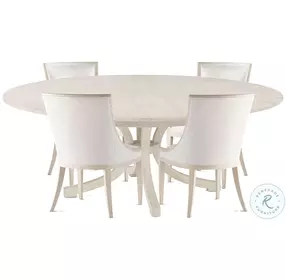 Surrey Dover Jupe Extendable 63" Round Dining Room Set