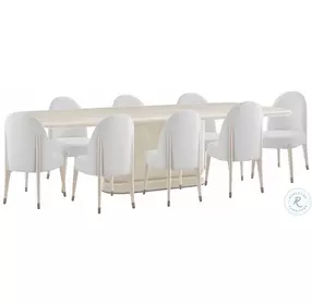 Luna Cascade 110" Rectangular Dining Room Set