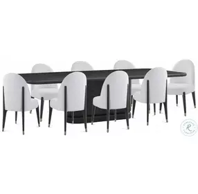 Luna Palmer 110" Rectangular Dining Room Set