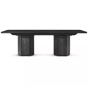 Spencer ST James Onyx 132" Extendable Rectangular Dining Table