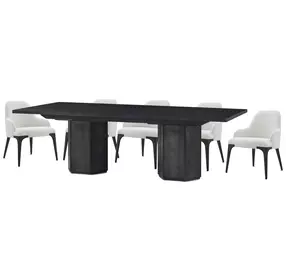 Spencer ST James Onyx Extendable Rectangular Dining Room Set
