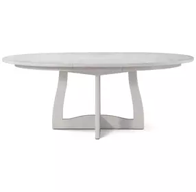 Coastal Sandbar 78" Extendable Oval St Armands Dining Table