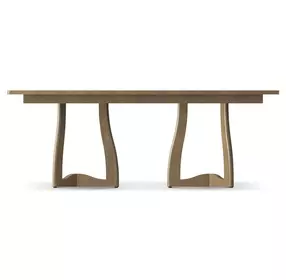Coastal Tobacco 120" Extendable Rectangular Vero Dining Table