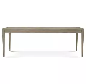 Willow Creek Riverwash Oak 106" Extendable Rectangular Benton Hollow Dining Table
