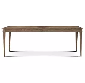 Willow Creek Tobacco 106" Extendable Rectangular Benton Hollow Dining Table