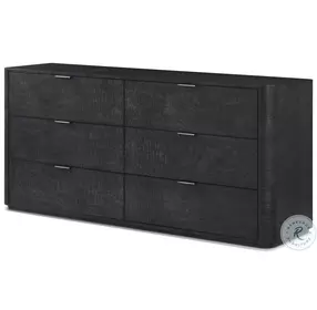 Kesden Silent Black 6 Drawer Dresser