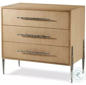 Essence Blonde 3 Drawer Nightstand