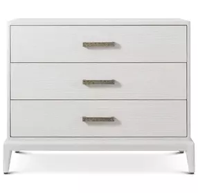 Coastal Sandbar 3 Drawer Worth Nightstand
