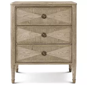 Willow Creek Riverwash Oak 3 Drawer Somerset Nightstand
