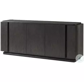 Repose Charcoal Oak Panel 3 Doors Sideboard