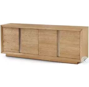 Essence Blonde And Brushed Pewter 90" Media Cabinet