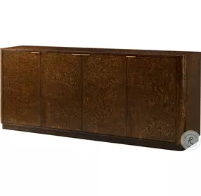 Kesden Pyramid Brown 4 Door Sideboard