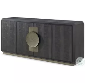 Spencer ST. James Lusso Onyx And Deep Brown 4 Doors Credenza