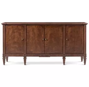 Provence Chateau Brown 4 Door Cassis Sideboard