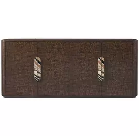 Orbis Pyramid Brown 4 Door Timberline Sideboard