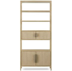Balboa Coastal Gray Bookcase