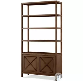 Surrey Brownstone 6 Shelves Etagere