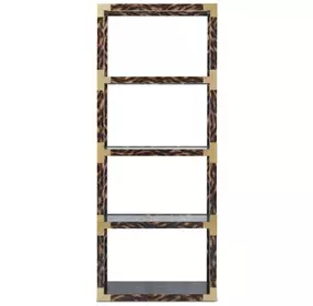 Arakan Calico and Gold Etagere