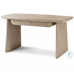 Repose Grey Oak Wooden 60" Drawer Desk